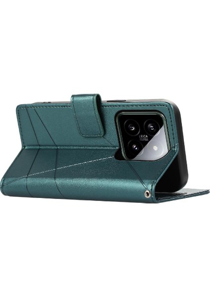 Xiaomi 14 Için Flip Case Üç Kart Yuvaları Kickstand Darbeye Şok (Yurt Dışından) indirimleri