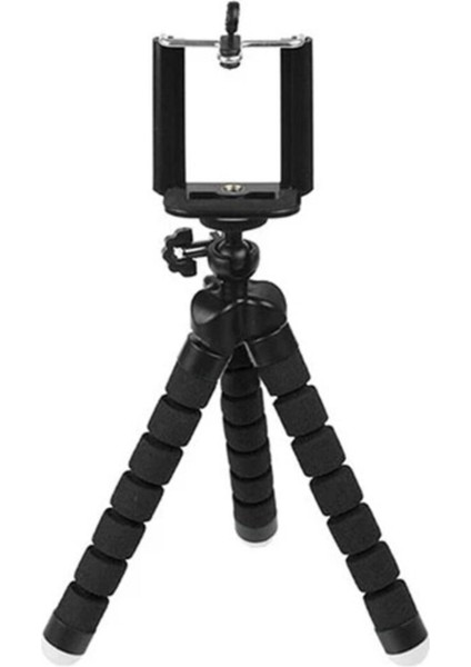 Süngerli Ahtapot Tripod Telefon Tutucu Mavi 27 cm