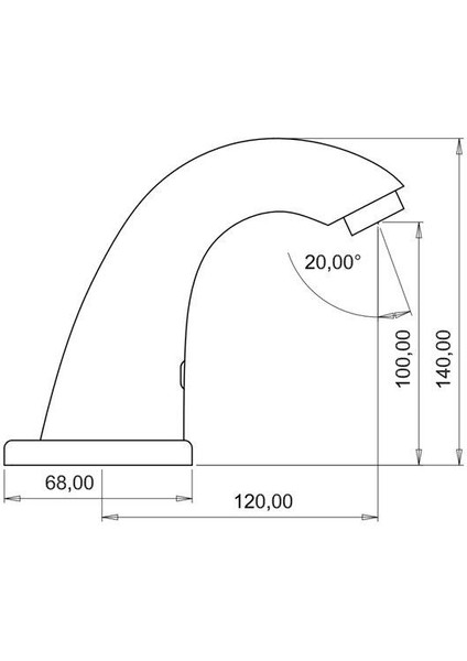 Fotoselli Lavabo Bataryası Tek Su Girişli fiyatları