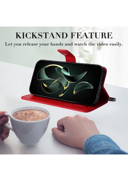 SZY Market Xiaomi Redmi Için Kılıf K60 Ultra Flip Kickstand Pu Deri Kart Yuvası ile (Yurt Dışından)