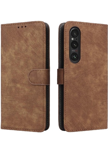 Sony Xperia 1 Vi Kart Yuvaları Için Kılıf Kapak Manyetik Kapatma Rfid Engelleme (Yurt Dışından)