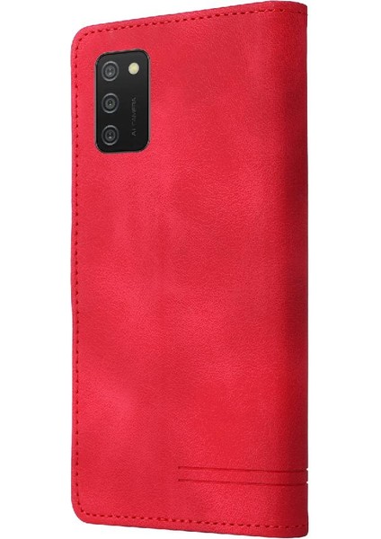 Samsung Galaxy A02S Flip Kapak Için Flip Case Darbeye Cüzdan Basit (Yurt Dışından)