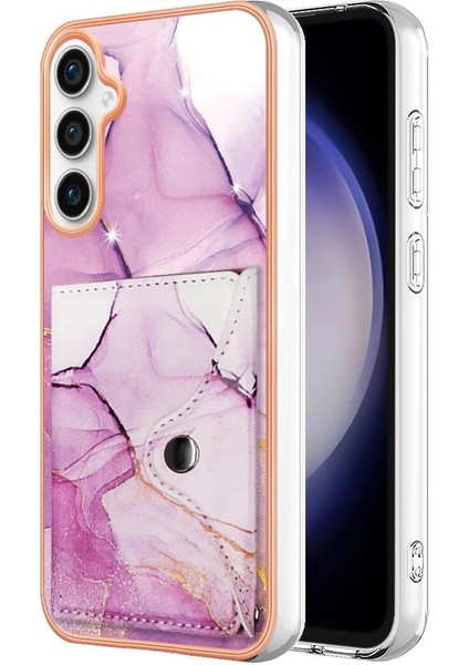 Samsung Galaxy S23 Fe Yumuşak Tpu Tampon Ince Cüzdan Kart Yuvaları (Yurt Dışından)