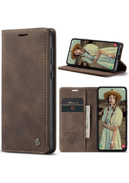 Samsung Galaxy A35 5g Için Flip Case Vintage Pu Deri Cüzdan Kılıf Kartı (Yurt Dışından) fiyatları