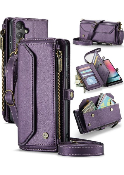 Kadınlar Için Samsung Galaxy A24 Cüzdan Kılıf Için Crossbody Durumda Cüzdan (Yurt Dışından)