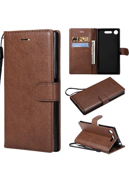Sony Xperia Xperia Için Flip Case Yüksek Kaliteli Deri Iş Cüzdan Telefon (Yurt Dışından)