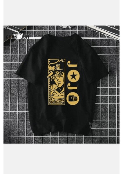 Jojos Bizarre Adventure Siyah T-Shirt