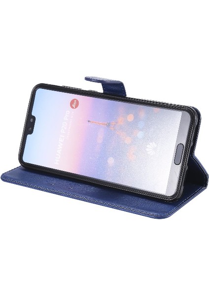 Huawei P20 Pro Için Flip Case Yüksek Kalite Deri Iş Cüzdan Telefon (Yurt Dışından) fırsatları