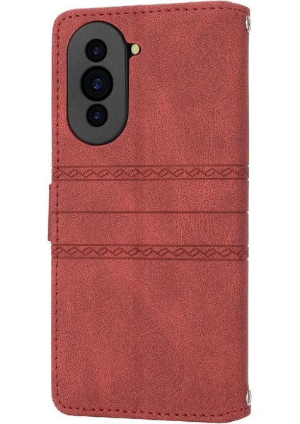 SZY Market Huawei Nova 10 Pro Için Flip Case Kickstand Cüzdan Kılıf Darbeye Kapatma (Yurt Dışından)