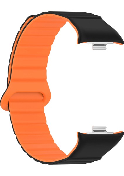 Xiaomi Redmi Watch 4 Kordon Kayış Silikon Kasa Korumalı Strap Mıknatıslı KRD-105
