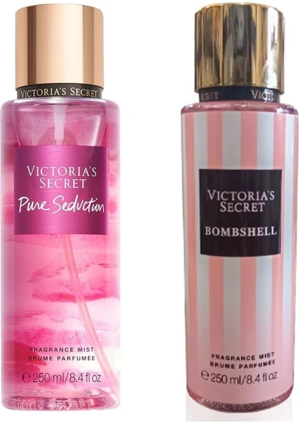 Victoria's Secret Pure Seduction-Bombshell Vücut Spreyi Ikili Set