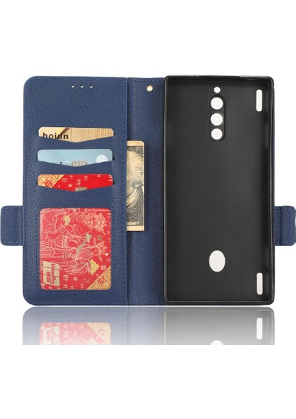 Zte Nubia Kırmızı Sihirli 8 Pro Artı Pu Deri Yan Toka Cüzdan Kartı (Yurt Dışından) fırsatları