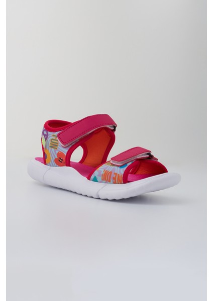 Pembe Kız Paris Cırt Cırtlı Çocuk Sandalet fiyatları