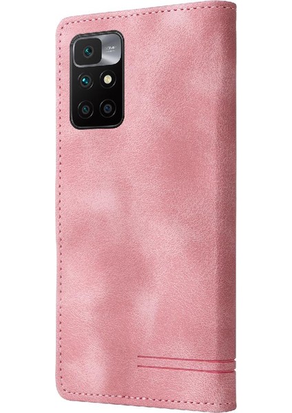 SZY Market Xiaomi Redmi 10 Için Flip Case Darbeye Basit Iş Cüzdan Deri (Yurt Dışından)