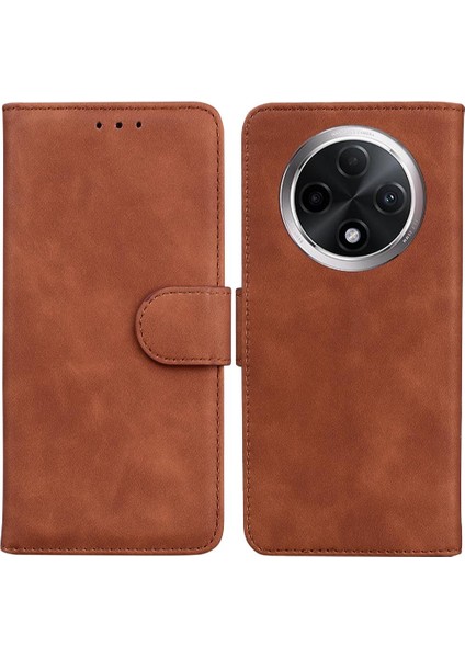 Oppo A3 Pro 5g Premium Pu Deri Manyetik Kart Yuvası Standı Için Flip Case (Yurt Dışından)