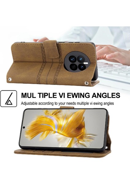 Huawei Mate 50 Için Flip Case Darbeye Koruyucu Pu Deri Cüzdan Kılıf (Yurt Dışından) indirimleri