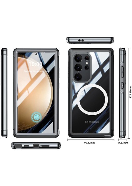 Samsung Galaxy S24 Ultra 360 Için Miracase Manyetik Kılıf Her Şey Dahil ve (Yurt Dışından) fiyatları