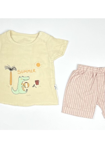 T-Shirt & Şort 2'li Müslin Takım fiyatları