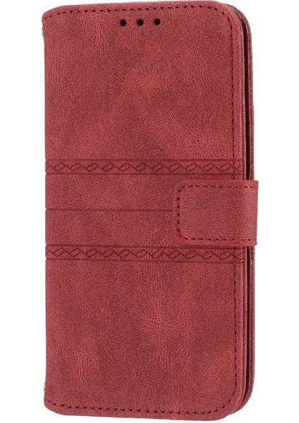Huawei P40 Pro Kickstand Pu Deri Cüzdan Kılıf Için Flip Case Darbeye (Yurt Dışından)