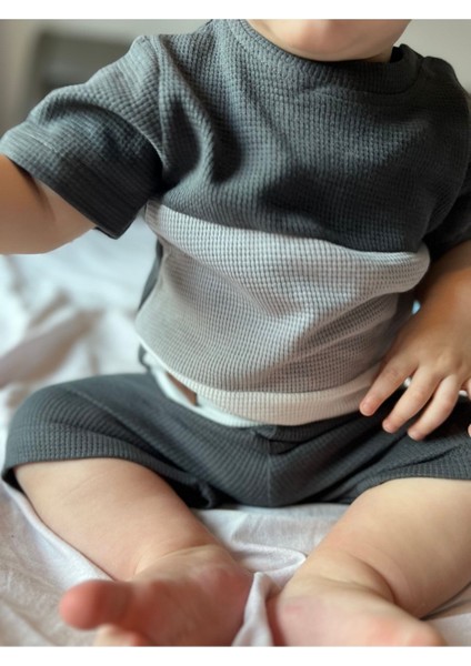 %100 Pamuk 3 Renk Desenli 2'li Takım