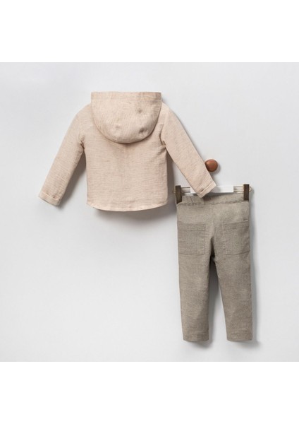 Mevsimlik Müslin Kumaş Erkek Çocuk 2'li Takım