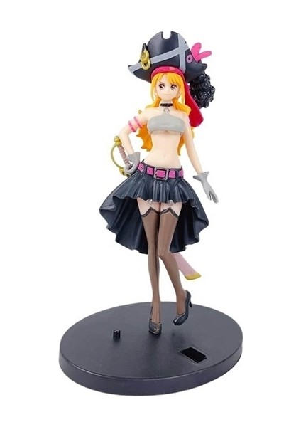 Nami Figures Topper 17CM Cake Decoration Nami Figures Anime Figurine Nami Model For Party Cartoon Anime Birthday Cake (Yurt Dışından)