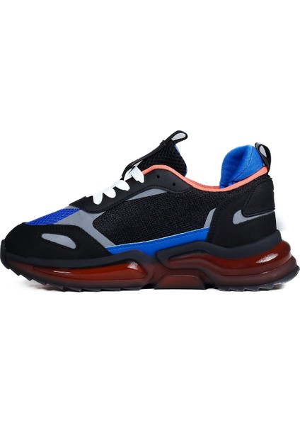Di Milano Siyah Turuncu Mavi Erkek Sneakers Spor Ayakkabı fiyatları