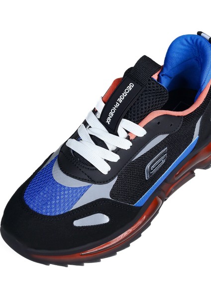 Di Milano Siyah Turuncu Mavi Erkek Sneakers Spor Ayakkabı modelleri