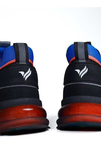 Di Milano Siyah Turuncu Mavi Erkek Sneakers Spor Ayakkabı indirimleri