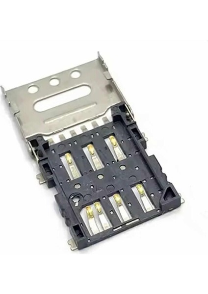 Nano Sim Kart Soketi Micro 6 Pin Açılabilir Kilitli Kapak Gsm modelleri