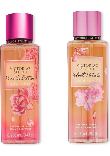 Pure Seduction Golden-Velvet Petals Golden Vücut Spreyi Ikili Set