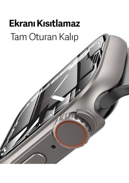Apple Watch Uyumlu 44MM Uyumlu Kasa Koruyucu ve Dönüştürücü Watch Ultra Çevirici Watch modelleri
