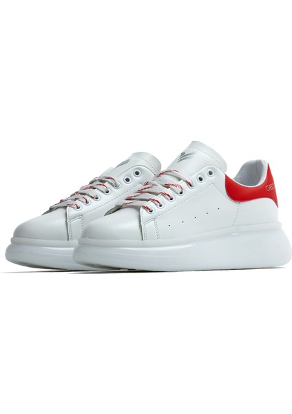 West Cape Beyaz Kırmızı Unisex Sneakers Spor Ayakkabı