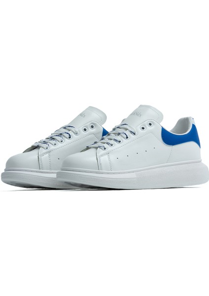 De Rio Beyaz Mavi Unisex Sneakers Spor Ayakkabı