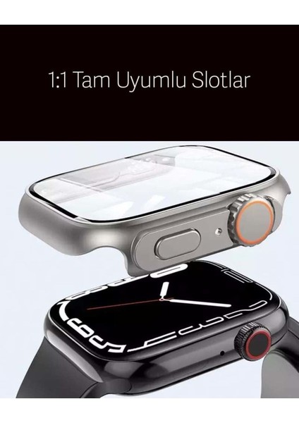 Apple Watch 41MM Uyumlu Kasa Koruyucu ve Dönüştürücü Watch Ultra Çevirici Watch fiyatları