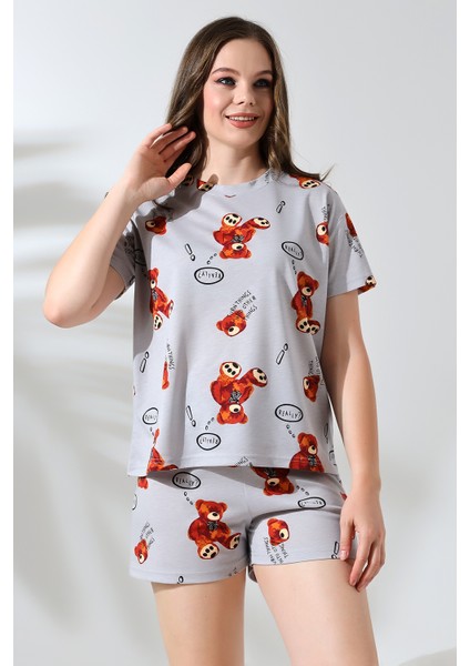 Likapashop Şortlu Pijama Takımı