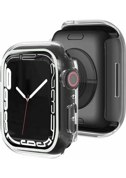 Apple Watch Uyumlu 38MM Light Case Sert Şeffaf Kapak