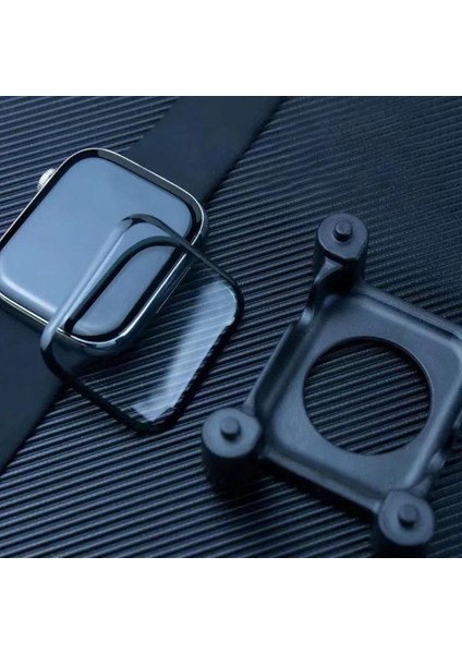 Apple Watch Uyumlu 45 mm Polymer Nano Ekran Koruyucu Hizalama Aparatlı Kolay Kurulum fiyatları