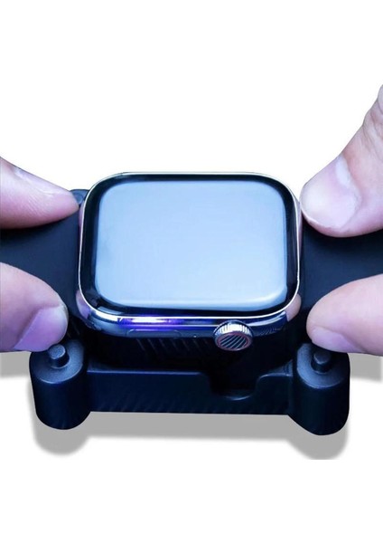 Apple Watch Uyumlu 45 mm Polymer Nano Ekran Koruyucu Hizalama Aparatlı Kolay Kurulum fırsatları