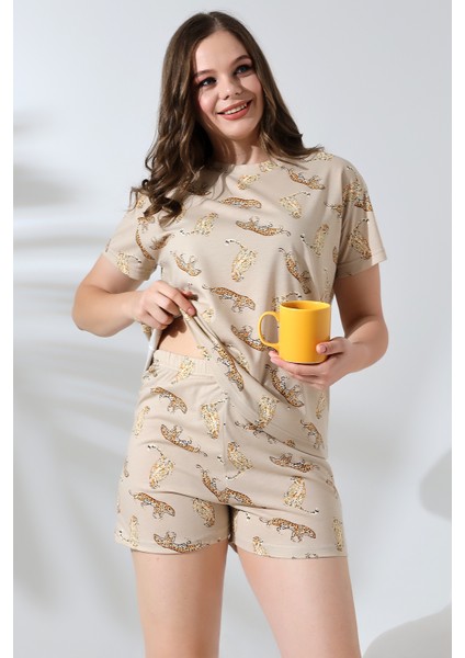 Likapashop Şortlu Pijama Takımı