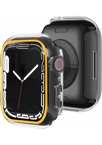 Apple Watch Uyumlu 44 mm Light Case Sert Şeffaf Kapak