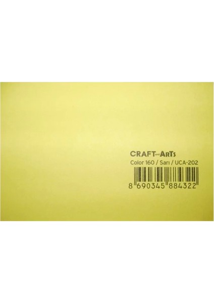 Craft&arts Fon Kartonu 50X70 Sarı 160GR