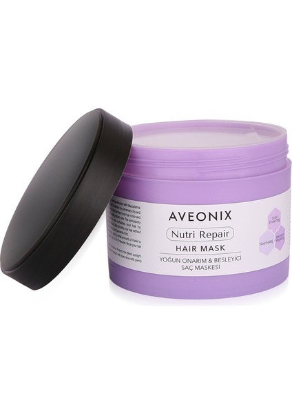 AVEONIX Nutri Repair Yoğun Onarım ve Besleyici Saç Maskesi 250 ml