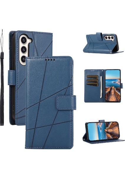 Samsung Galaxy S23 Artı Kickstand Üç Kart Yuvaları Şok Için Flip Case (Yurt Dışından)