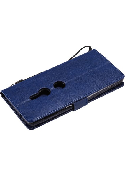 Sony Xperia Xz2 Için Flip Case Yüksek Kalite Deri Iş Cüzdan Telefon (Yurt Dışından) modelleri