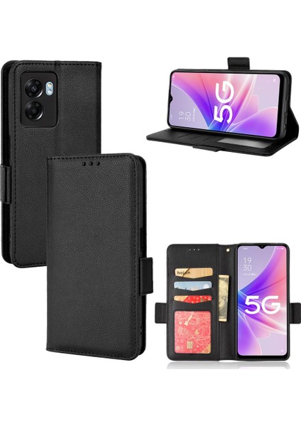 Oneplus Nord N300 Cüzdan Kart Yuvaları Için Kılıf Tutucu Yan Toka Manyetik (Yurt Dışından)