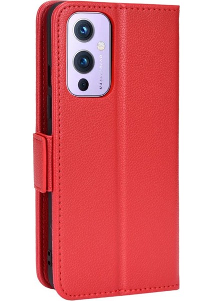 Oneplus 9 Için Kılıf Yan Toka Pu Deri Cüzdan Manyetik Kart Yuvaları Tutucu (Yurt Dışından)