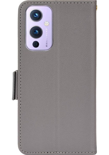 Oneplus 9 Için Kılıf Yan Toka Pu Deri Cüzdan Manyetik Kart Yuvaları Tutucu (Yurt Dışından)