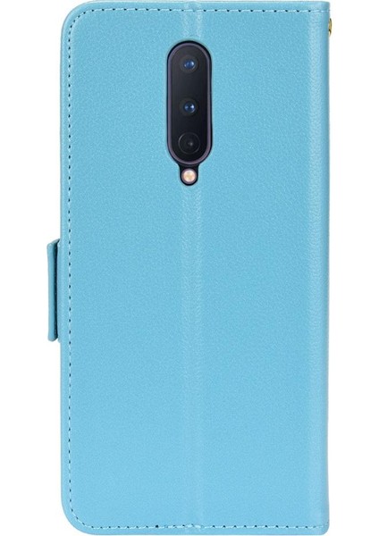 Oneplus 8 Kart Yuvaları Için Kılıf Tutucu Yan Toka Cüzdan Manyetik Pu Deri (Yurt Dışından)