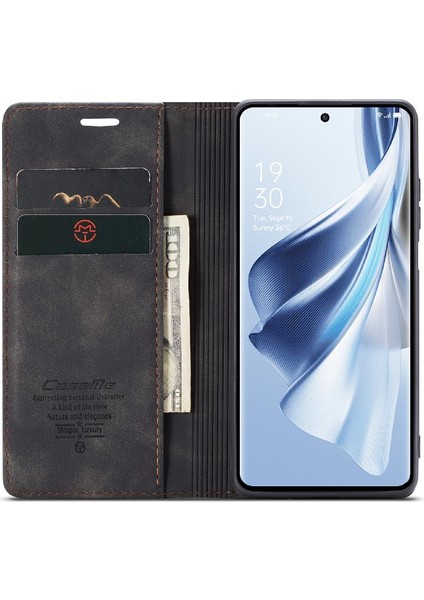 Oppo Oppo 10 5g Manyetik Kapatma Darbeye Vaka Kart Yuvası Için Flip Case (Yurt Dışından)